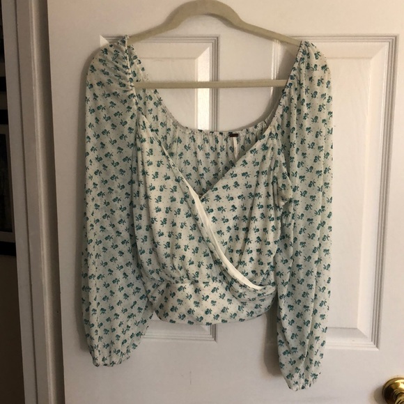 Free people cropped blouse - Picture 1 of 2